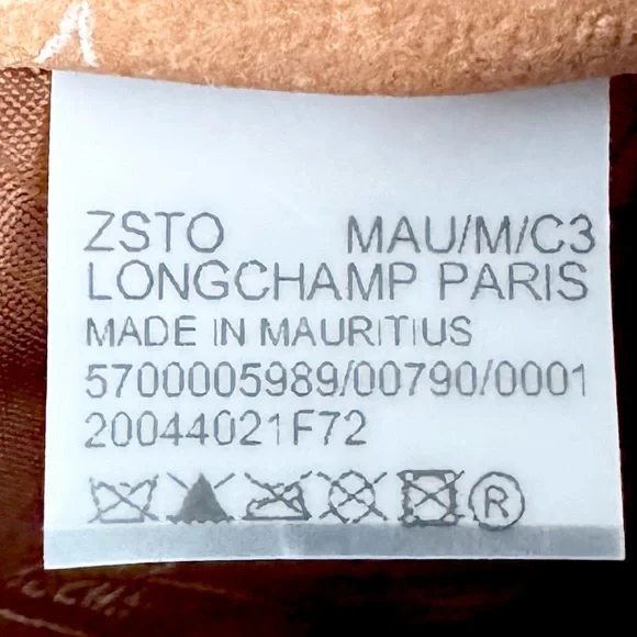 Longchamp le foulonne M camera bag caramel leather crossbody purse 20044021F72 - Picture 12 of 12